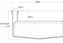 130SDi-Single Slot Drain