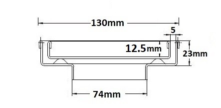 SQP100Ti20DN80 Square Floor Waste