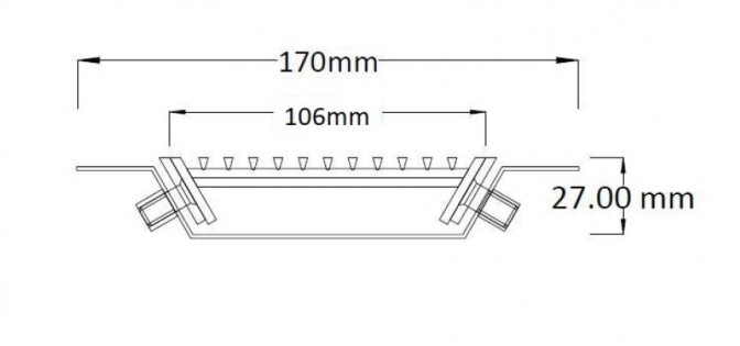 VC100-25 Vinyl Clamp Drainage