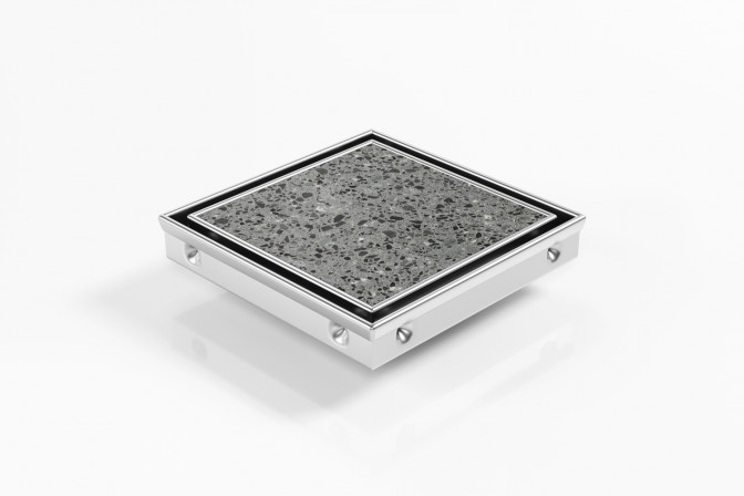 SQP100Ti20DN80 Square Floor Waste